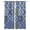 Sky Blue, variant on Middle Century Blackout Curtains for Bedroom, Vintage Farmhouse Bohemia Style Blue Thermal Insulated Kitchen Drapes with Grommets, Light Blocking Window Treatment, 2 Panels 27.5" x 39"