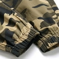 thumbnail image 6 of FJUCHAI Boys Military Cargo Pants kids Quick-Dry Sweat Pants 6-+15Y Youth Teen Outdoor Elastic Camo Trousers, 6 of 10