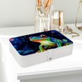 thumbnail image 6 of Frog Stylish PU Leather Necklace Holder Jewelry Stand with Removable Compartment and Decorative Box - Portable Organizer, 6 of 6