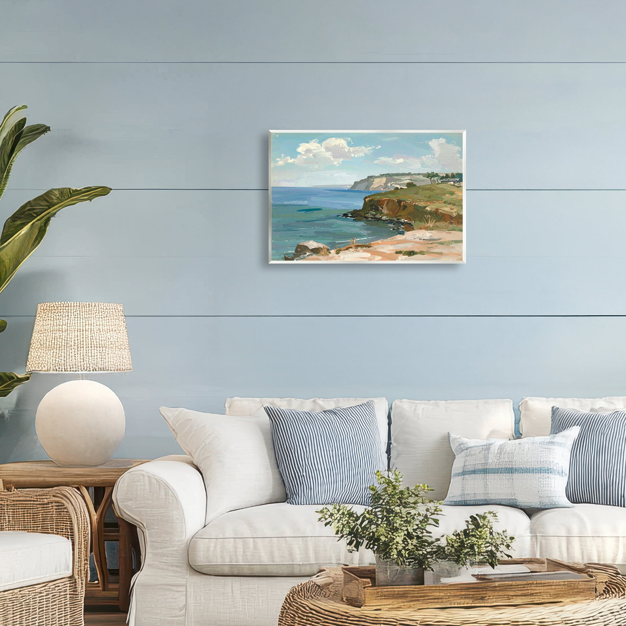 Stupell Industries Along The Shore Scenery Wall Plaque Art, design by Alonza Saunders