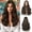 Brown1-22inch, variant on Creamily 22 Inch Long Brown Wavy Synthetic Wig for Women – Natural Hairline, Breathable Cap, Daily Wear