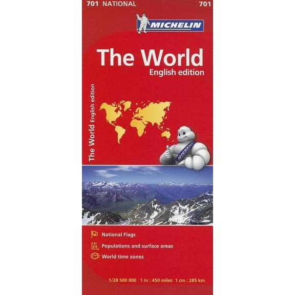Maps/Country (Michelin) Michelin the World National Map, (Paperback)
