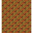 thumbnail image 3 of Ambesonne Paisley Duvet Cover Set, Art Deco Oriental Flowers, King, Reseda Green Orange, 3 of 3