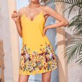 thumbnail image 2 of Vestido Corto de Verano Pendiente Falda Corta Tropical Camo Estampado Cuello en V, Vestido de Verano Sexy Y Casual, 2 of 7