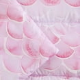 thumbnail image 3 of Nap Mat with Removable Pillow for Kids Toddler Boys Girls Daycare Preschool Kindergarten Sleeping Bag, Mermaids Scales in Pink,100% Soft Microfiber, 3 of 5