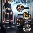 thumbnail image 3 of Graflsoa Thermal Compression Thigh Trimmer for Enhanced Sweat & Calorie Burn, Neoprene & Polyester, Black, 61x22.5cm, 3 of 6