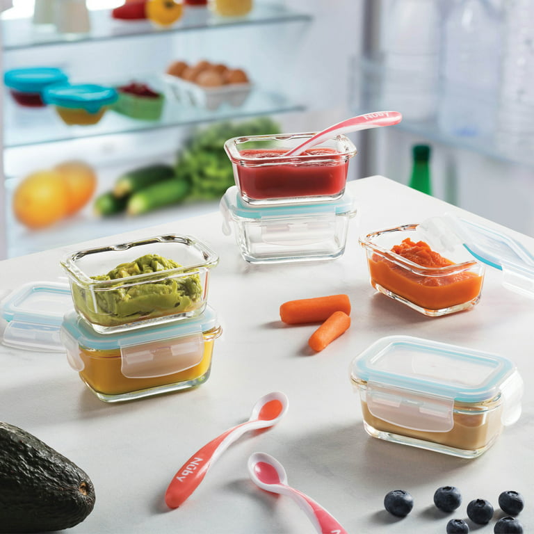 Superior Glass Baby Food Storage Containers - 6 Pack - 5 Oz