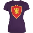 thumbnail image 1 of T-shirt Doux pour Juniors Halloween Knight Shield Costume Rampant Lion, 1 of 1
