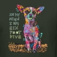 thumbnail image 6 of Dean Russo In My Mind Dog Lover Unisex Crewneck Graphic Sweatshirt, Forest Green, Small, 6 of 6