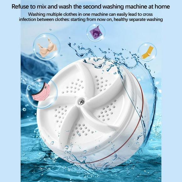 Lowest Price, Mini Washing Machine Portable Washing Machine Home Student Dormitory Underwear Socks Turbine Lazy Compact Gift Rwvbm