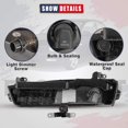 thumbnail image 5 of Fog Lights For 2006-2011 Hyundai Accent Clear Lens Pair Lamps Wiring Kit+Switch, 5 of 7