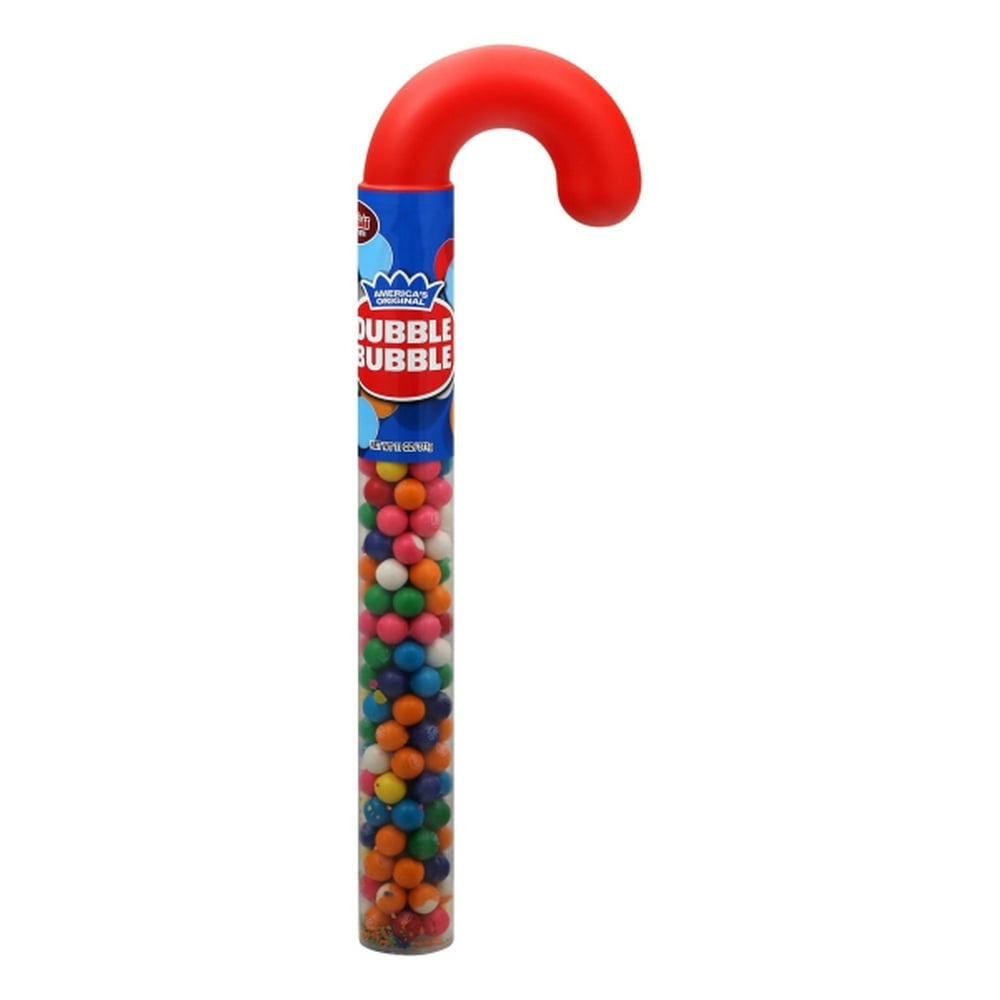 Mayfair Dubble Bubble Gumballs Jumbo Christmas Cane, 11 Oz. Walmart