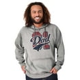 thumbnail image 4 of Father's Day No.1 Dad Worlds Greatest Hoodie Hooded Sweatshirt Men Brisco Brands S, 4 of 6