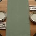 thumbnail image 5 of Table Runners 70 Inches Long Dress Scarves, Green Solid Color Farmhouse Coffee/Dining/Kitchen Table Decor, Holiday Table Runner, Aesthetics Contemporary Luxury 13x70 Inch, 5 of 9