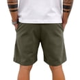 thumbnail image 5 of LWavelet Mens Corduroy Shorts Casual Elastic Waist Drawstring Summer Beach Shorts,Army Green M, 5 of 6