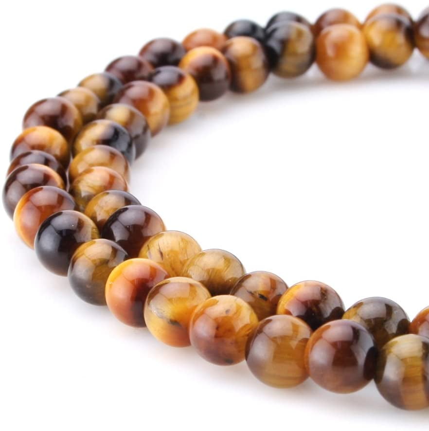 Yellow Tiger Eye Beads Natural Crystal Beads Stone Gemstone Round Loose Energy Healing Beads With Free Crystal Stretch Cord For Jewelry Making 4mm 90 92pcs Walmart Com