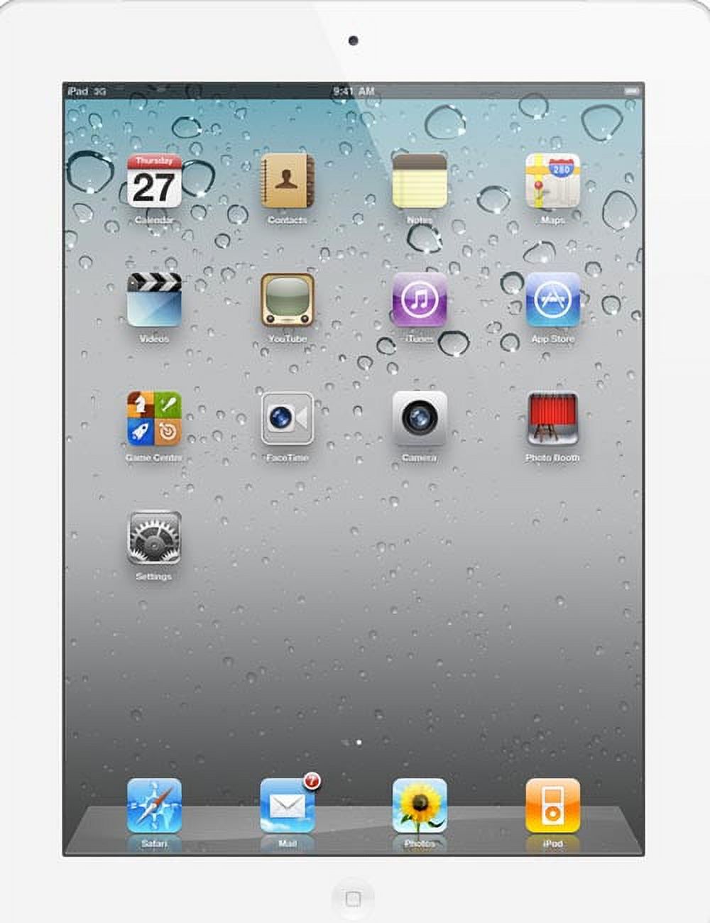 Restored Apple iPad 2nd Gen 16GB White Cellular AT&T MC982LL/A (Refurbished) - image 3 of 5