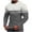 Gray, variant on CQONEPT Waffle Tunic Tops for Mens Long Sleeve Shirts Color Block Trendy Shirts Outdoor Athletic Pullover Tops Gray 2XL