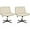 Beige, variant on Favory Criss Cross Chair,Armless Cross Legged Office Chair,Wide Comfty Desk Chair with No Wheels Modern Height Adjustable,Swivel Fabric Vanity Chair Computer Task Chair (Pack of 1, Beige)