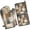 Brown and Grey, variant on Colorful and Grey Abstract Art Artwork Kitchen Oven Mitt and Pot Holder Sets 2 Pcs for Baking, Cooking and Grilling, Heat Resistant Up To 392 °F