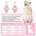 thumbnail image 3 of QBLEEV Dog Diaper Sanitary Pantie with Adjustable Suspender Washable Reusable Puppy Sanitary Panties Cute Pet Underwear Diaper Jumpsuits for Female Dogs-XL, 3 of 7