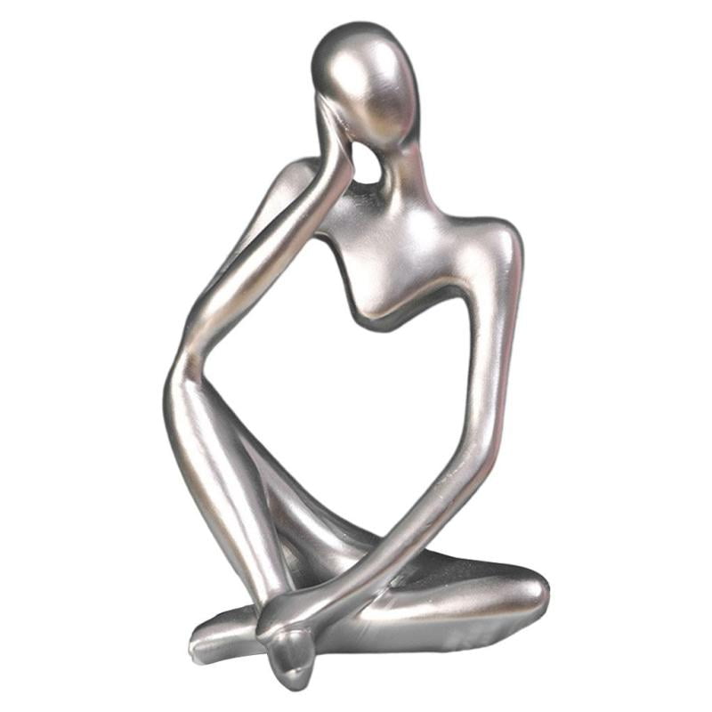 Nordic Thinker Sculpture Statue Character Figurines for Home Decor