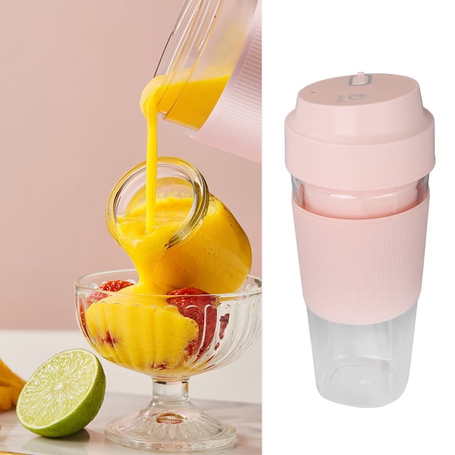 Copa De Licuadora, Batería De 1200 MAh USB Cargo Hommeld Seguridad Eléctrica Juicer Cup Beating Maker Portable Buxender Con 300 Ml De Taza De Exprimidor Eléctrico Para La