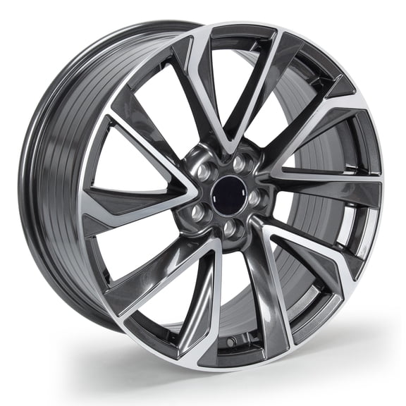 18" Replacement Wheel Rim 18x8-inch 5-Lug Machined Gray, for 2019-2024 Toyota Corolla 75236A