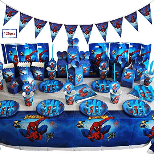 Spiderman Party packs for 10 guests?Spiderman Themed party Decorations