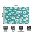 thumbnail image 5 of Turquoise Daisy Flower Pattern Door Rugs,Washable Non Slip Door Mats Indoor,Decorative Door Mats,Entry Mat Indoor for Entrance,Bedroom,Kitchen,Bathroom,16"x24", 5 of 6