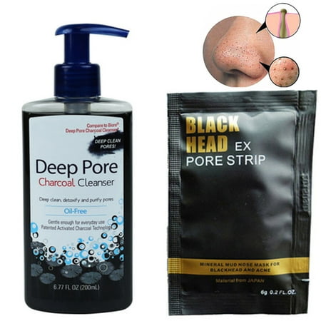 Best Offer Deep Pore Charcoal Cleanser & Free Blackhead Remover Mask As a (The Best Pore Cleanser)