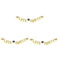 thumbnail image 4 of 3 Pcs Dog Banner Pet Theme Pull Flower Pet Party Garland 13x14.2cm Golden, 4 of 8