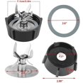 thumbnail image 3 of Spare Parts for Oster Osterizer Blender with 4902 Blender Jar Bottom & 6 Point Fusion B Great Gift, 3 of 5