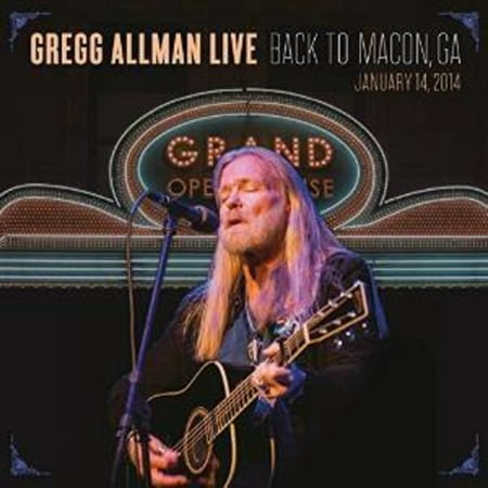 Gregg Allman Live: Back to Macon, GA (CD) (Gregg Allman Best Of)