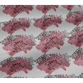 thumbnail image 4 of oneOone Cotton Jersey Peach Fabric Text|Leopard Skin & Texture Watercolor Diy Clothing Quilting Fabric Print Fabric By Yard 58 Inch Wide, 4 of 4