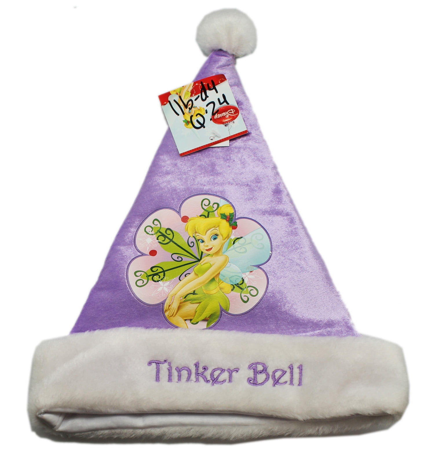 Purple Disney Tinkerbell Santa Claus 