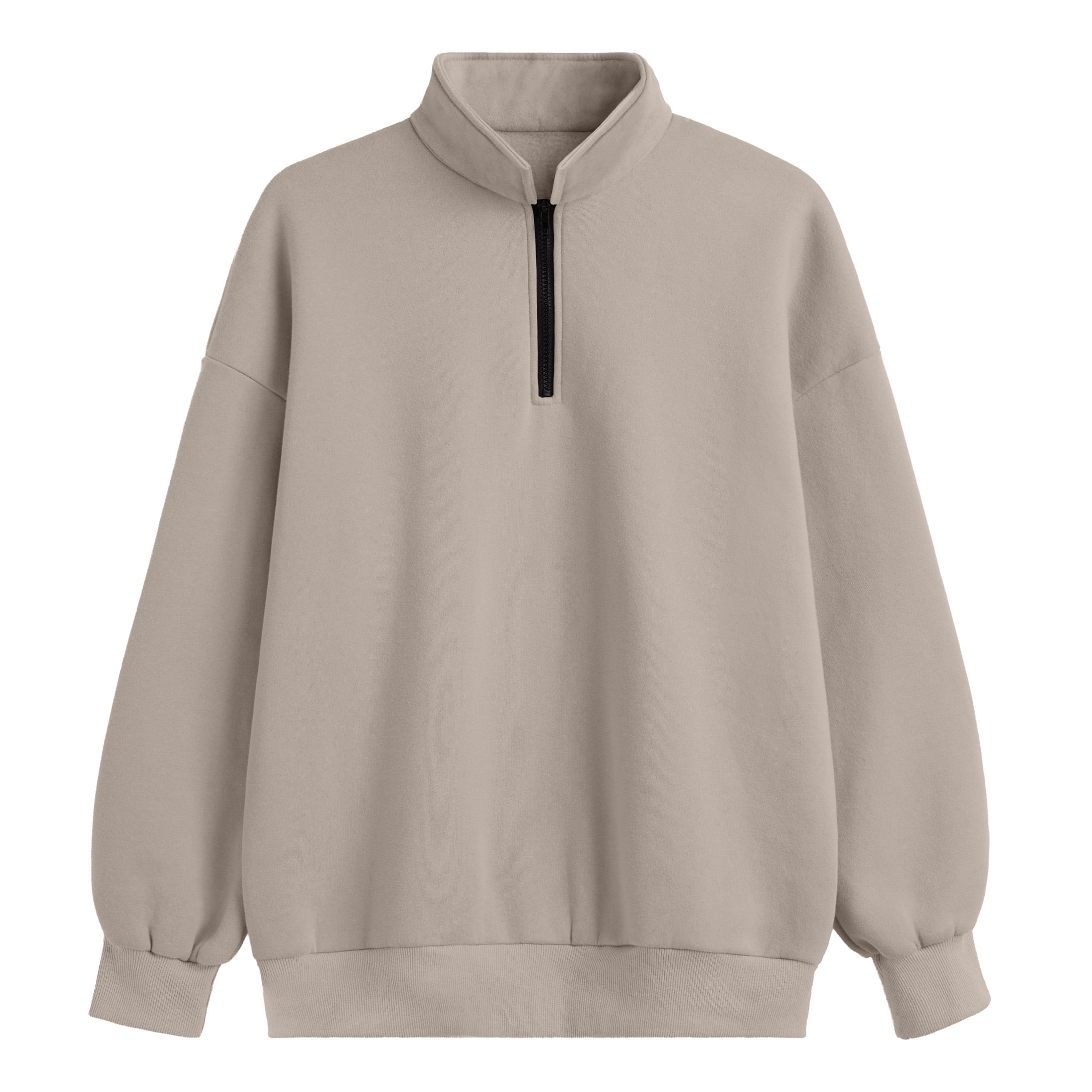 SUNBS Womens Oversized Sweatshirts Half Zip Pullover Fall Fashion Hoodies Loungwear Clothes