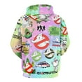 thumbnail image 3 of Ghostbusters Slimer Adult Sweater Pullover Hoodie 3D Printed Loose Hooded Long Sleeved Jackets Tops, 3 of 8