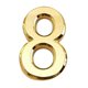 thumbnail image 1 of Yuarrent Espejo dorado de 5 Cm, ​​número de casa Digital, galvanoplastia de plástico, 0-9, señal de número de casa de habitación, accesorios de Decoración del hogar 8 Yuarrent JJ23215-08, 1 of 6