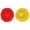 Red and Yellow, variant on Rupoun 100Pcs Disposable NonWoven Microphone Cover Accessory for KTV Stage Interview Supplies (Red and Yellow) 3.2 inches / 8.1 cm[cite: 1]