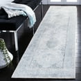 thumbnail image 2 of SAFAVIEH Restoration Vintage Quentin Medallion Runner Rug, Grey/Light Blue, 2'3" x 9', 2 of 8