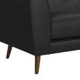 thumbnail image 5 of Symphony 3PC Living Room Set in Ling Dian Black Sofa Loveseat and Chair, 5 of 8