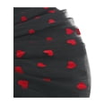 thumbnail image 4 of Sunny Fashion Girls Skirt Black Valentine Day Love Heart Mini Mesh Tutu Dance 7-8 Years, 4 of 5