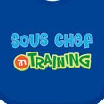 thumbnail image 4 of Inktastic Sous Chef in Training Boys or Girls Baby Bib, 4 of 4