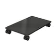 thumbnail image 4 of Esquirla Desktop CPU Wooden Rolling Stand Mobile Computer Stand for Room School Black, 4 of 8
