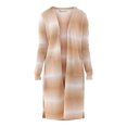 thumbnail image 4 of No Boundaries Striped Duster Cardigan, Women's and Women's Plus, 4 of 4