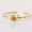 JulyWaterLily, variant on December Ring Finger Retro Style Opening Gemstone Band Elegant Poinsettia Accent Jewelry For Women Gifts Ready