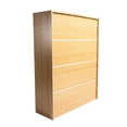 thumbnail image 5 of Loft & Luv Rattan 3-Tier Shoe Cabinet, Natural, 5 of 8