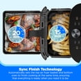 thumbnail image 6 of Midea Air Fryer, 11 Qt, Double Basket with Dual Cooking Zones, 8-In-1 Presets, Sync Finish Technology, Black, 6 of 13