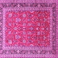 thumbnail image 1 of Ahgly Company Indoor Square Persian Pink Traditional Area Rugs, 3' Square, 1 of 4